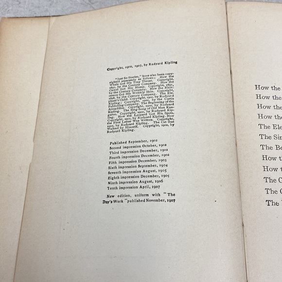 1915 copy of Just Stories By Rudyard Kipling. - Picture 5 of 6